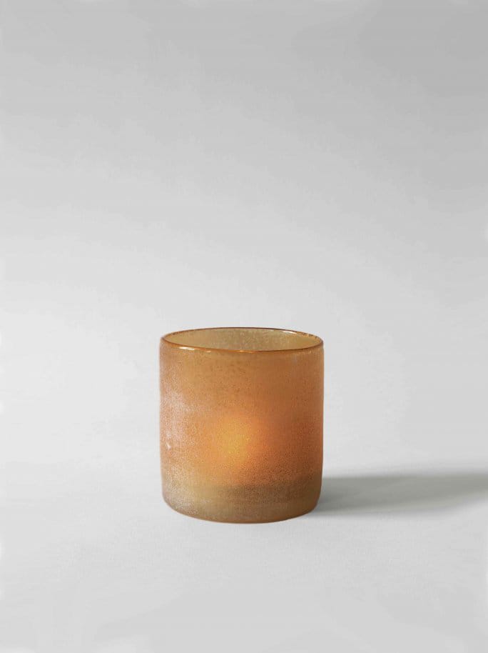Frost theelichthouder S, Amber (bruin) Tell Me More