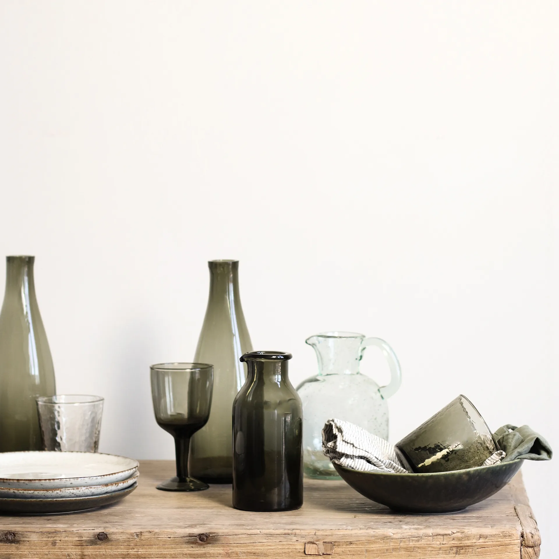 Galette wijnglas laag 25 cl, Smoke (grijs) Tell Me More