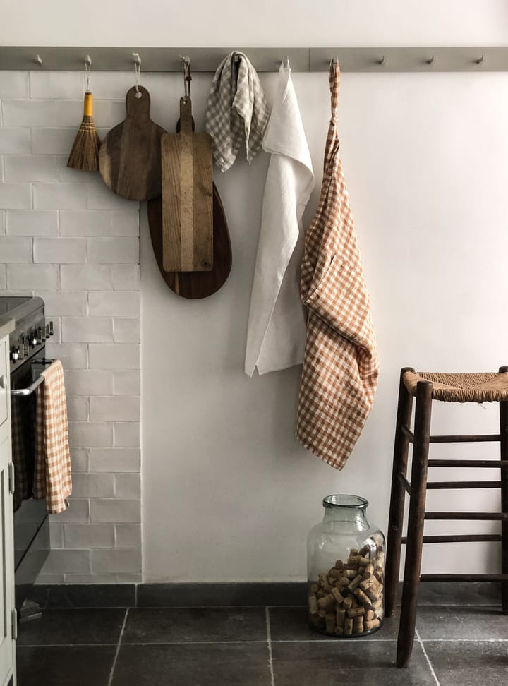 Gingham geruit schort 90x75 cm, Biscuit Tell Me More