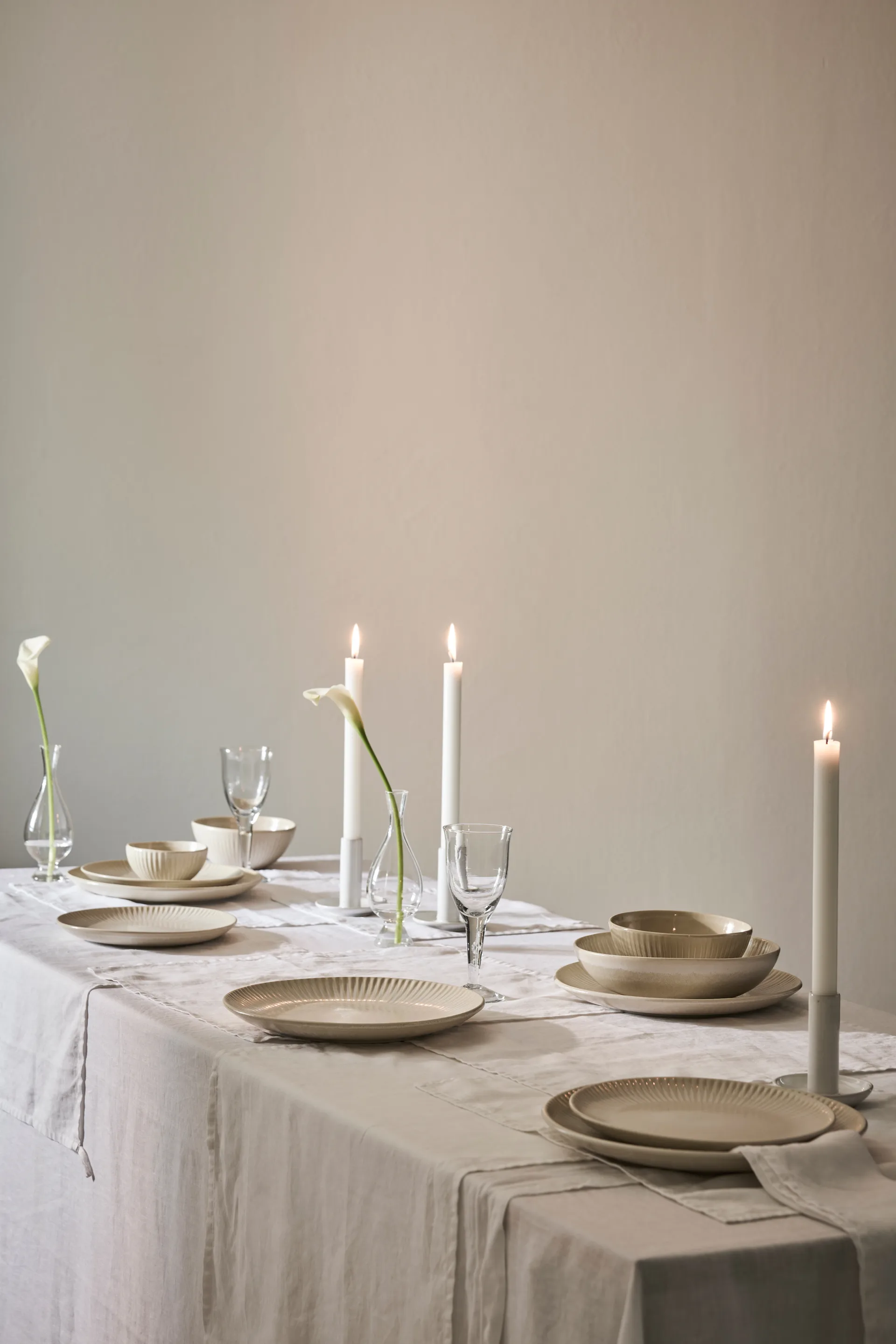 Granada bord Ø26,5 cm, Creme wit-beige Tell Me More