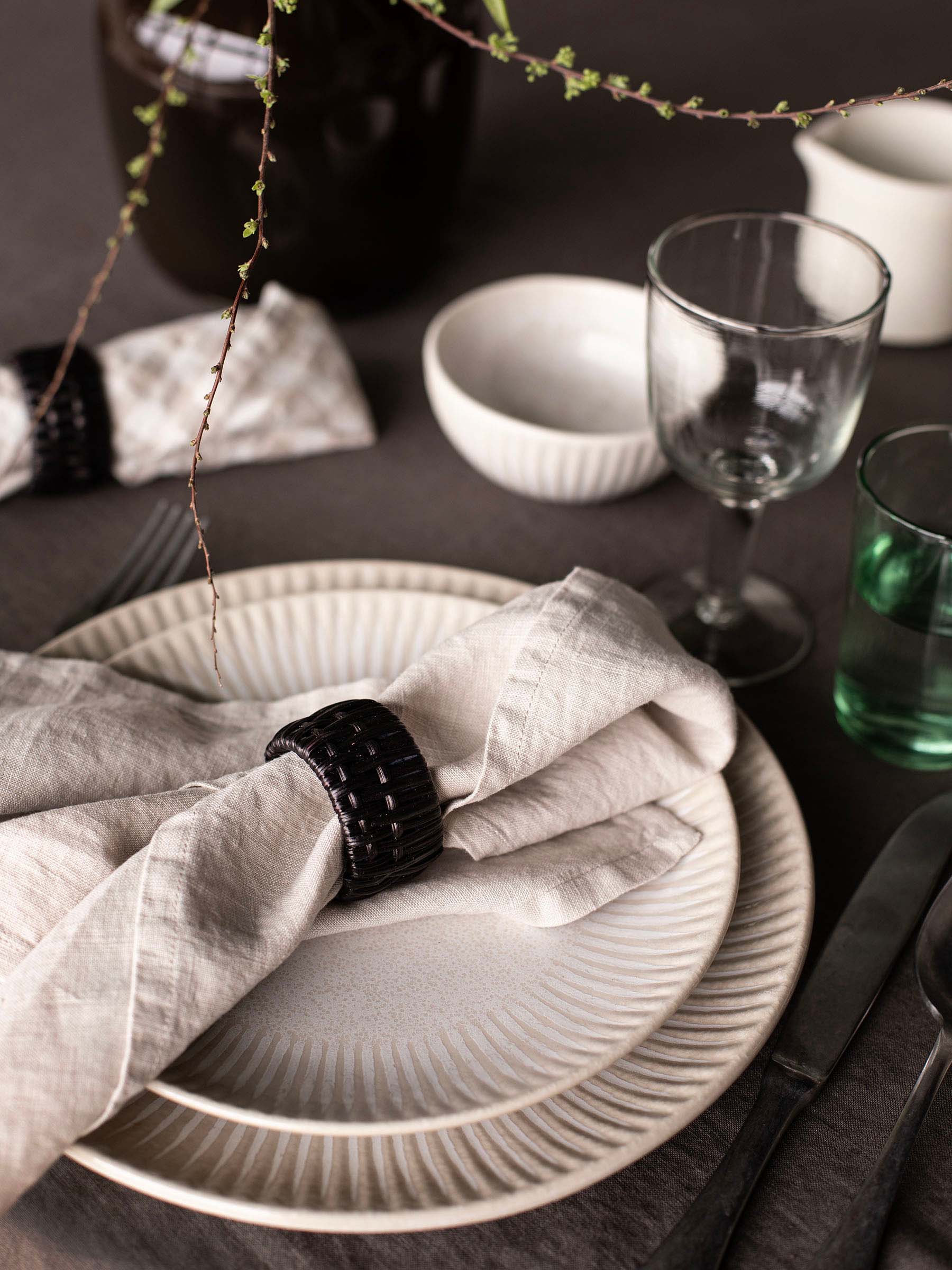 Granada bord Ø26,5 cm, Creme wit-beige Tell Me More