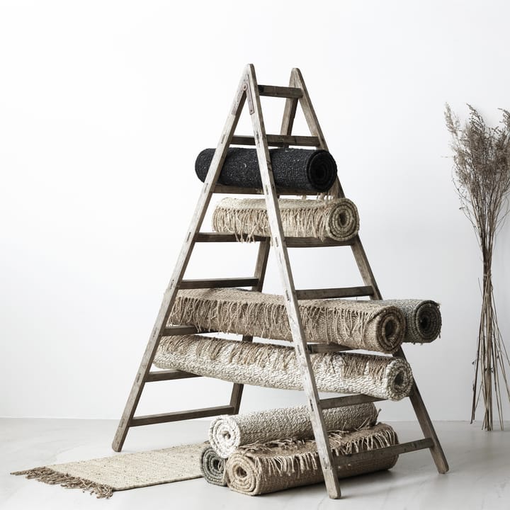 Hemp vloerkleed grijs, 60 x 90 cm. Tell Me More