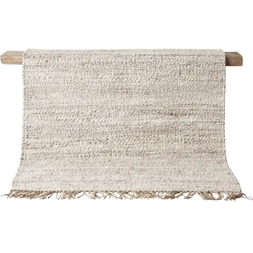 Hemp vloerkleed natuur-wit - 200x300 cm - Tell Me More