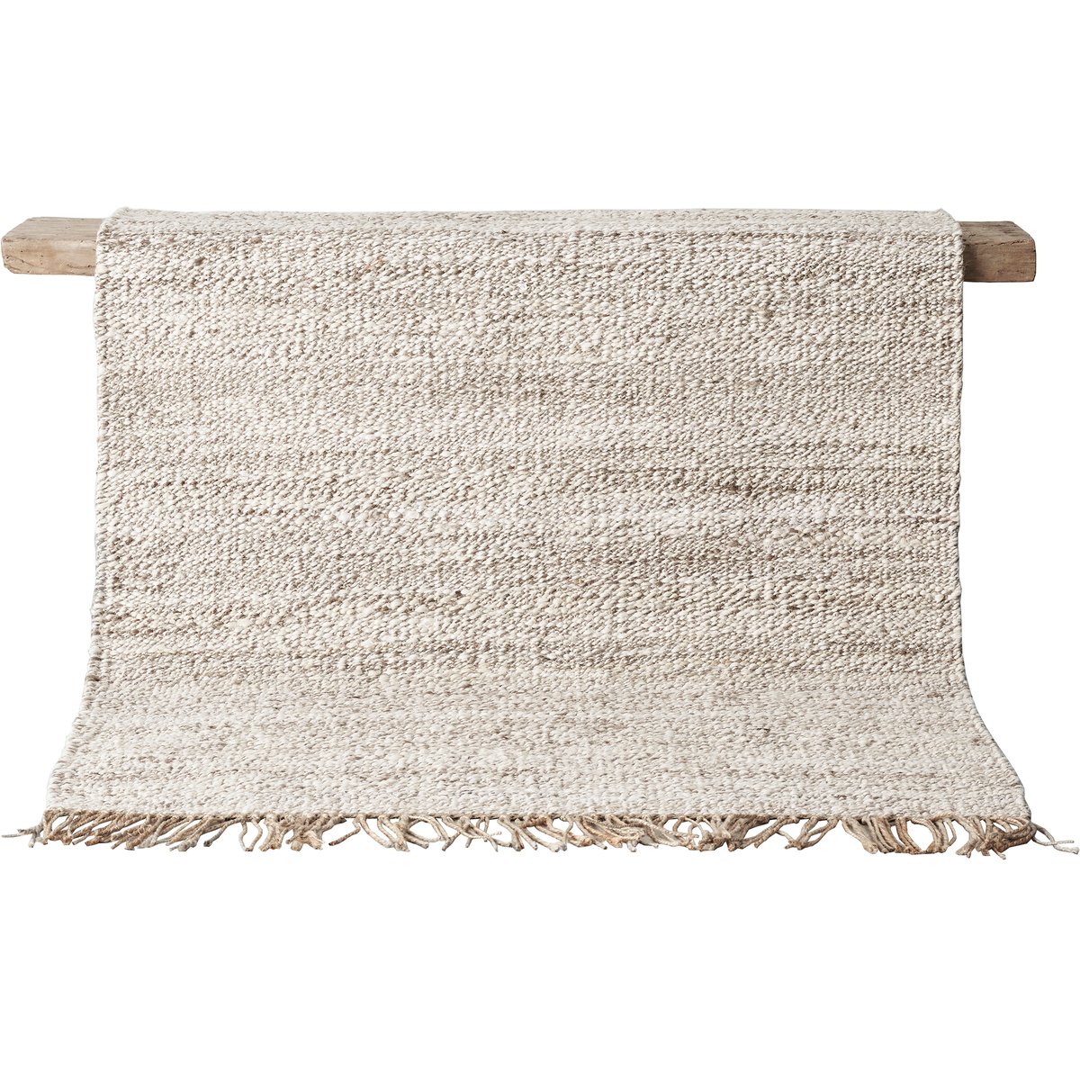 Tell Me More Hemp vloerkleed natuur-wit 200x300 cm | Scandinavisch Interieur | Geweven katoenen vloerkleden | Beige