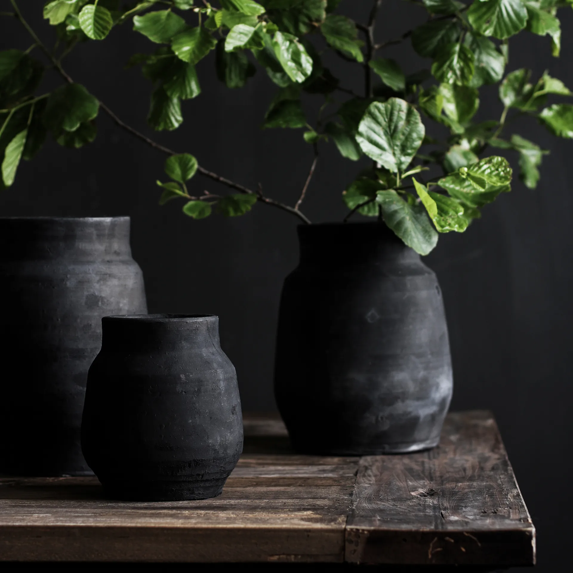 Hero bloempot L Ø15 cm, Zwart Tell Me More