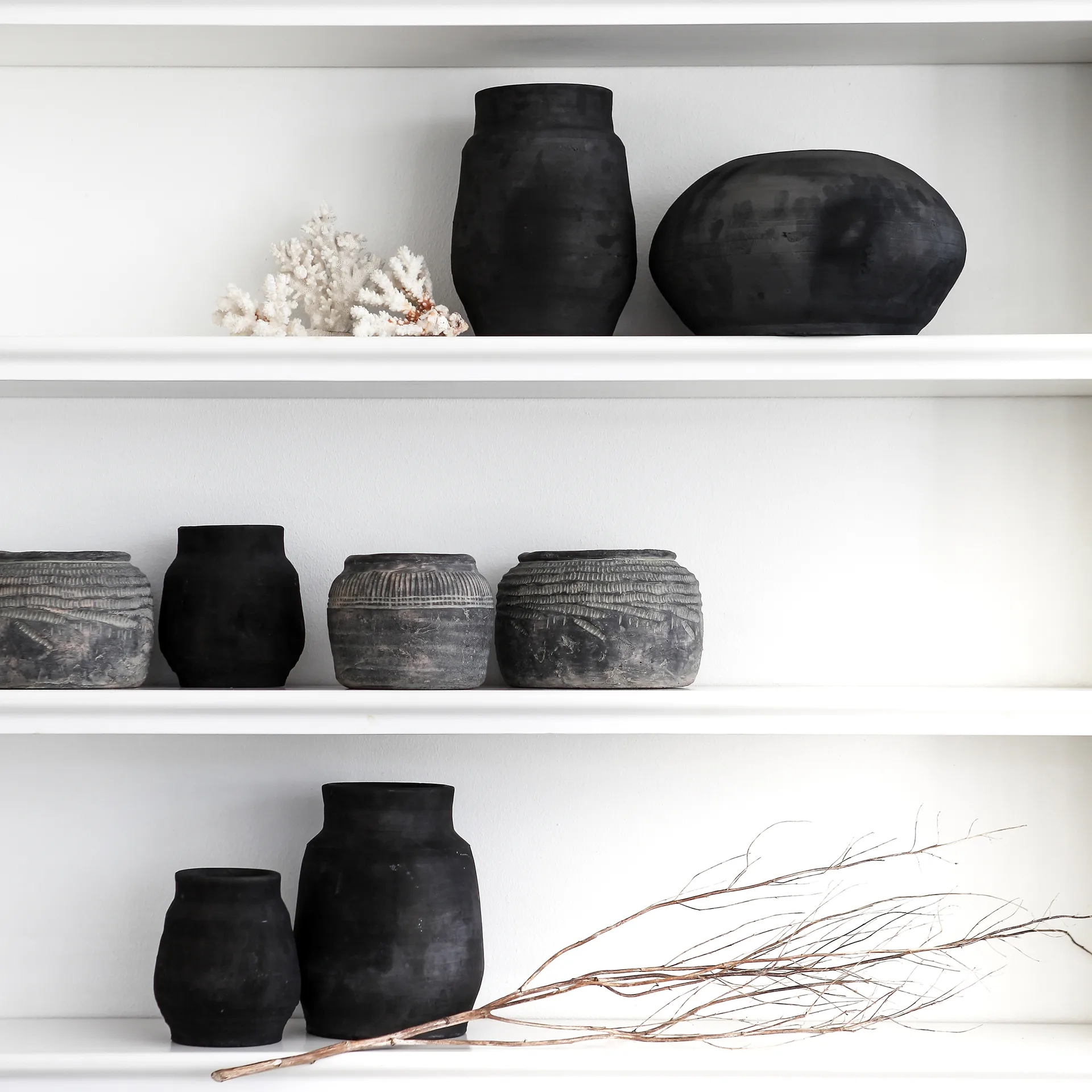 Hero bloempot S Ø12 cm, Zwart Tell Me More