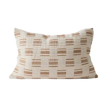 Julien kussenhoes 40x60 cm - Off-white-roodbruin - Tell Me More