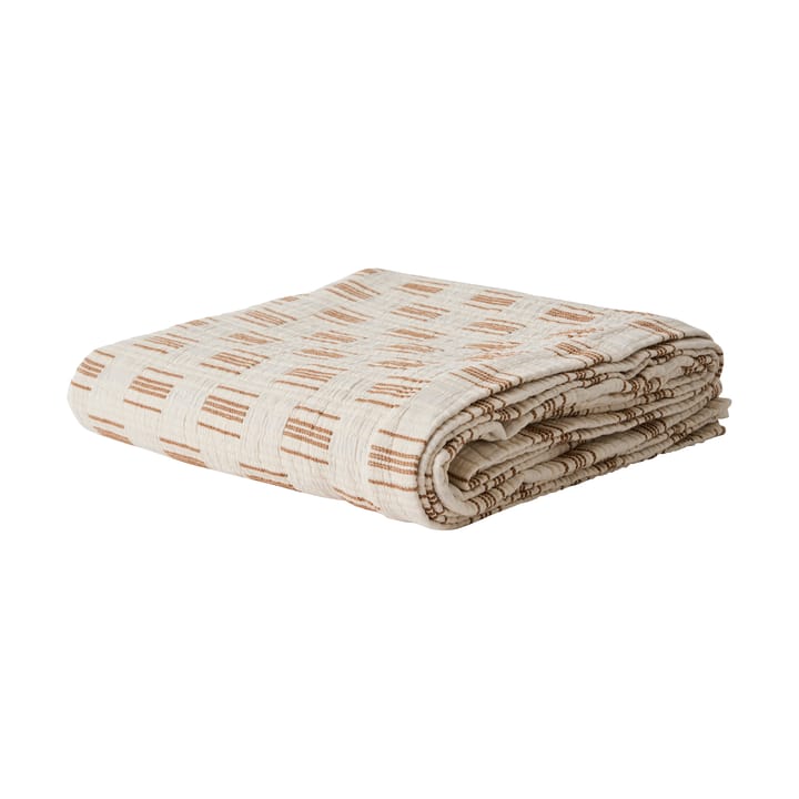 Julien sprei 180x260 cm - Off-white-roodbruin - Tell Me More