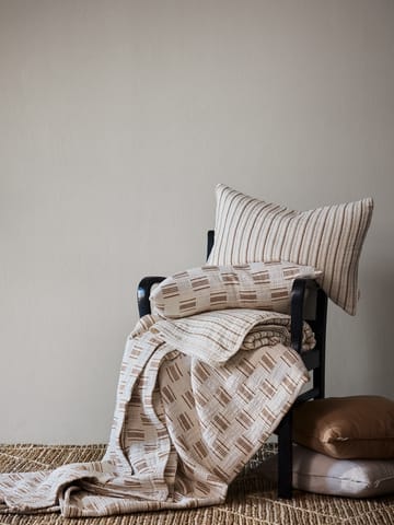 Julien sprei 180x260 cm - Off-white-roodbruin - Tell Me More
