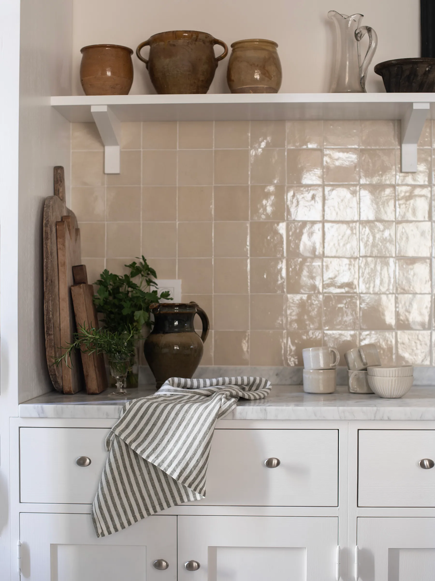 Keukendoek Leon 50x70 cm, Seagrass Tell Me More