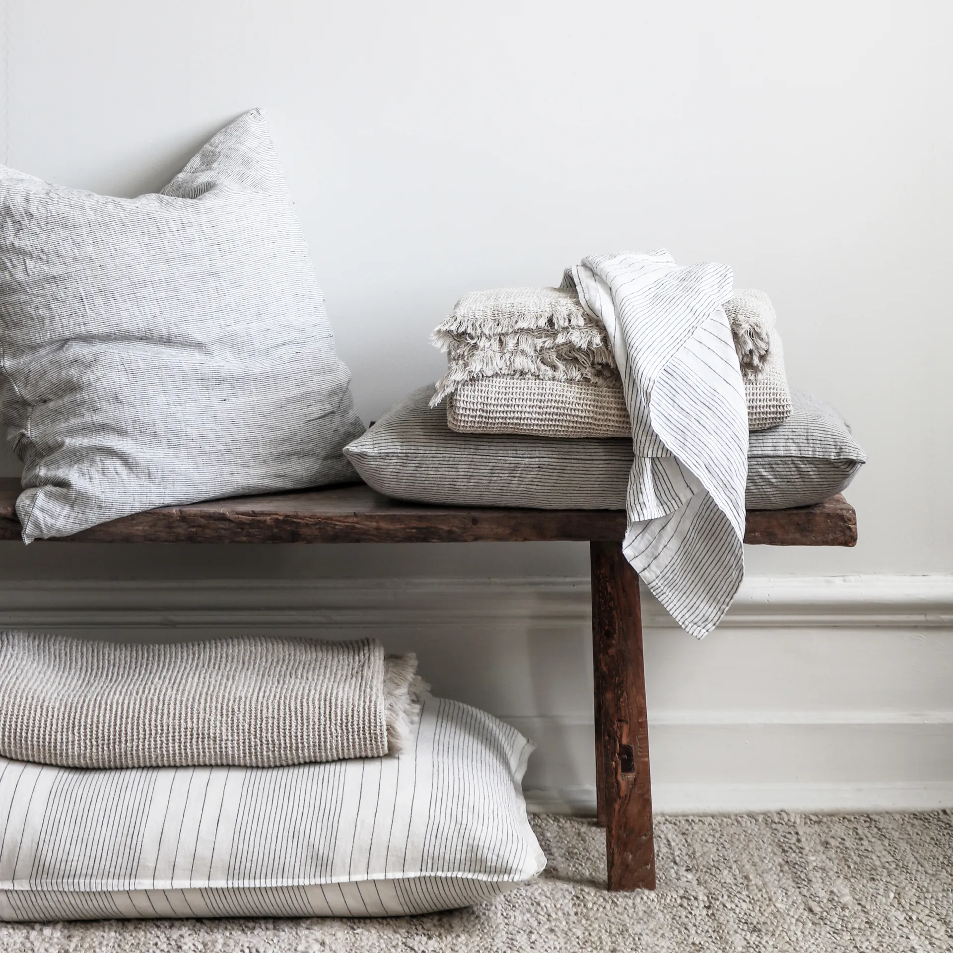 Klint kussenhoes 40x60 cm, Beige-zwart Tell Me More