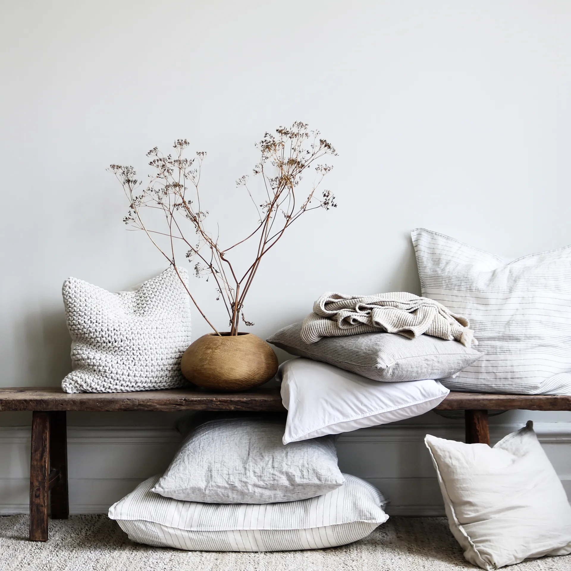 Klint kussenhoes 40x60 cm, Beige-zwart Tell Me More