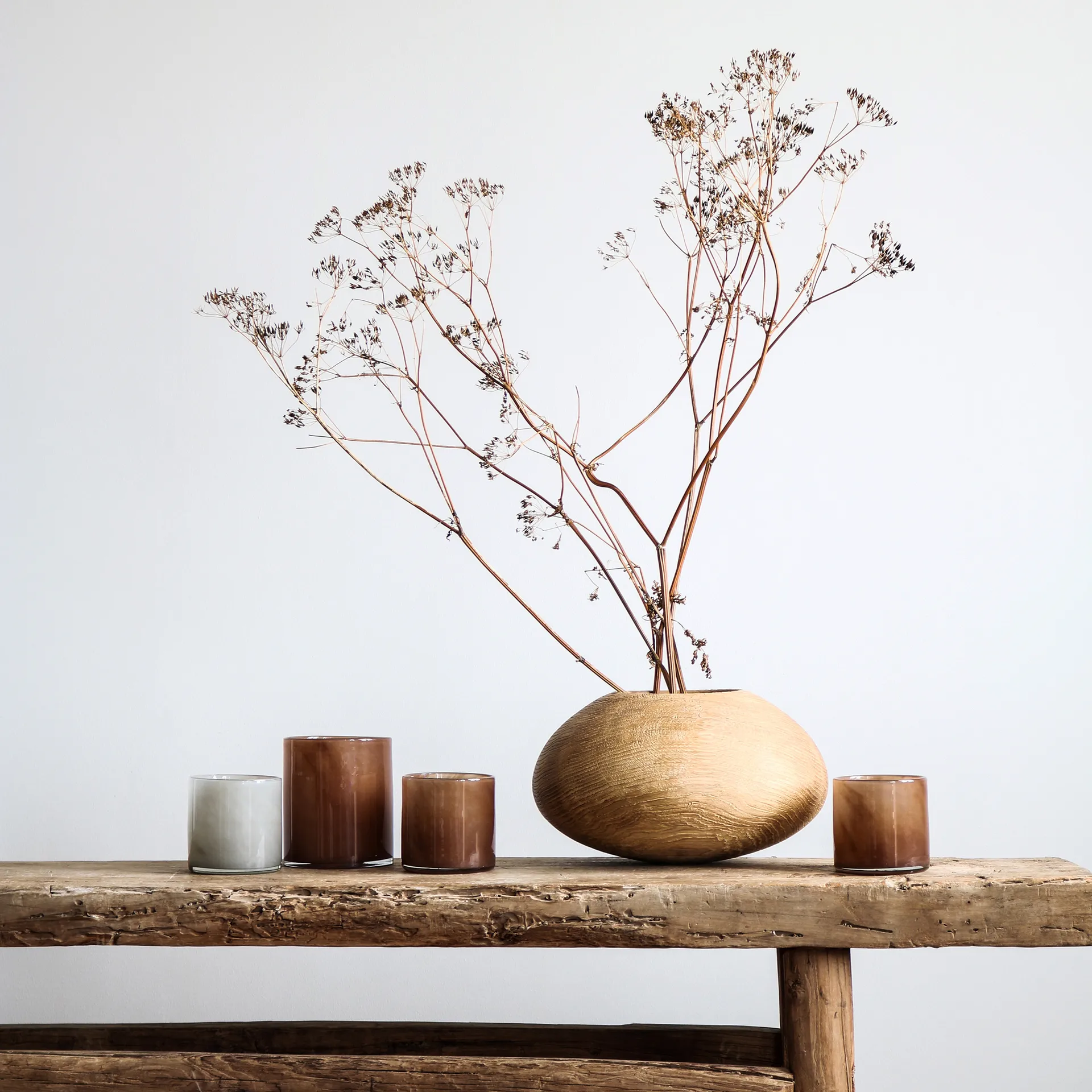 Lyric theelichthouder M, Bruin Tell Me More