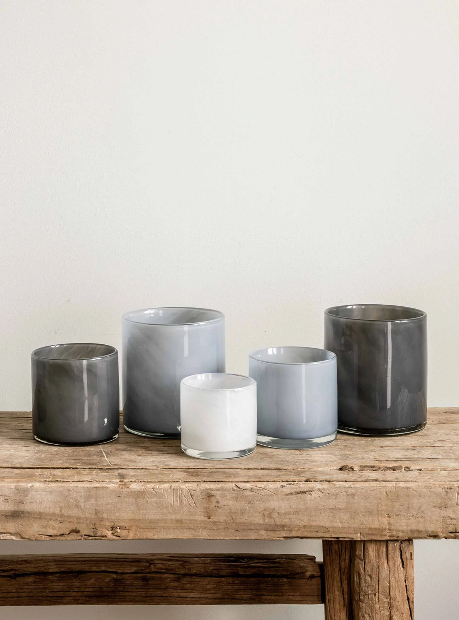 Lyric theelichthouder S, Dusty blue (lichtblauw) Tell Me More