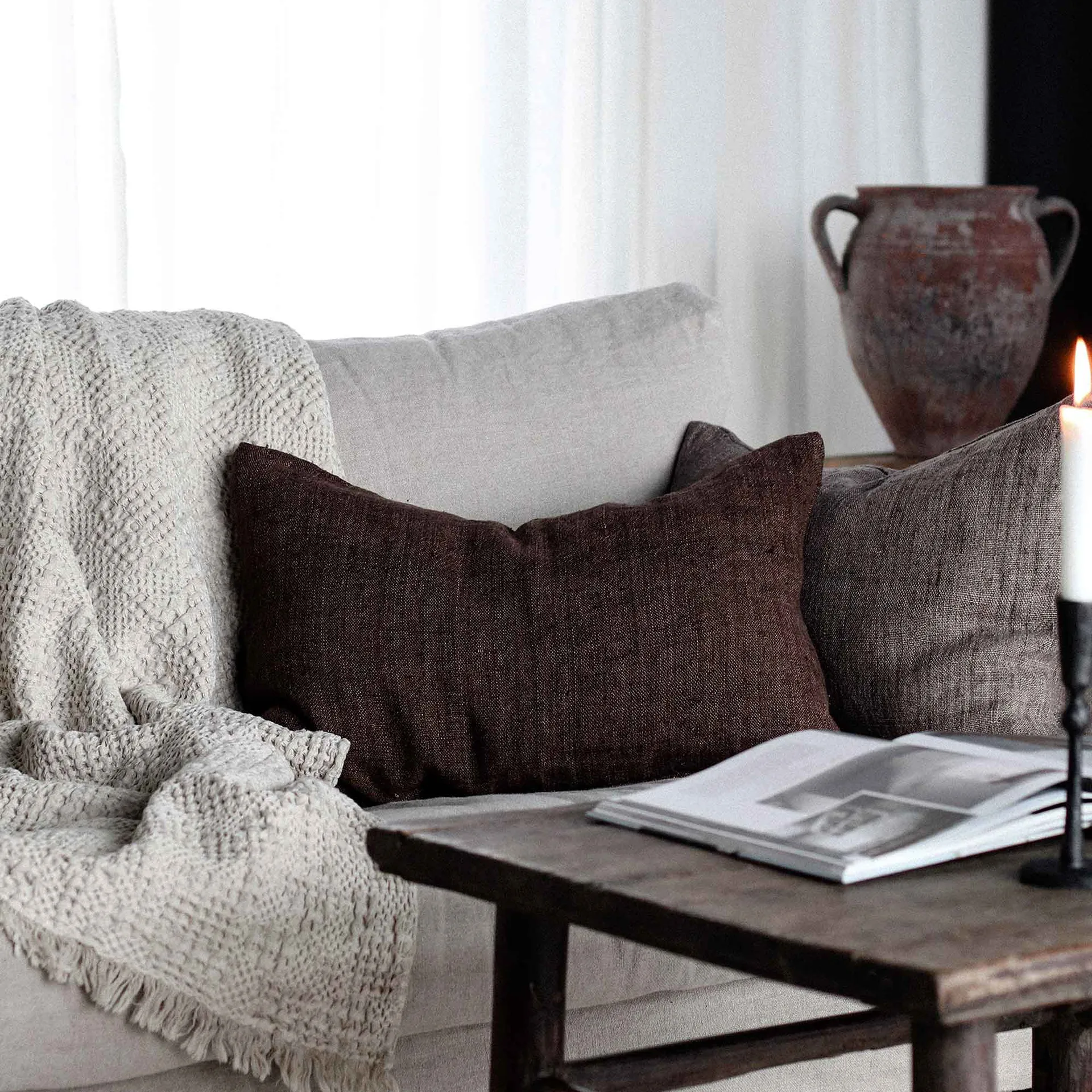 Margaux kussenhoes 40x60 cm, Ash Tell Me More