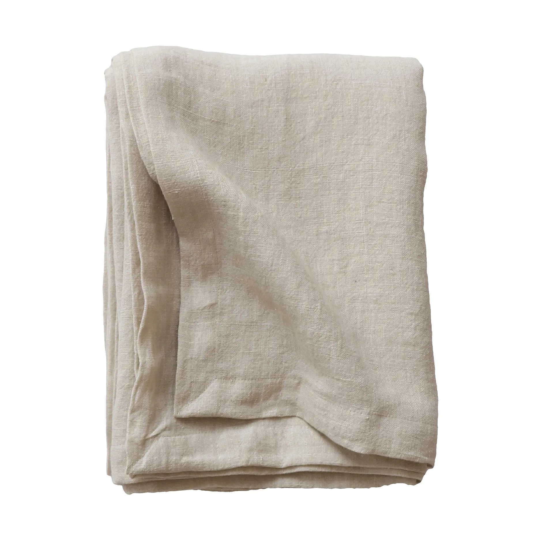 Marion tafelkleed linnen 145x145 cm, Wheat Tell Me More