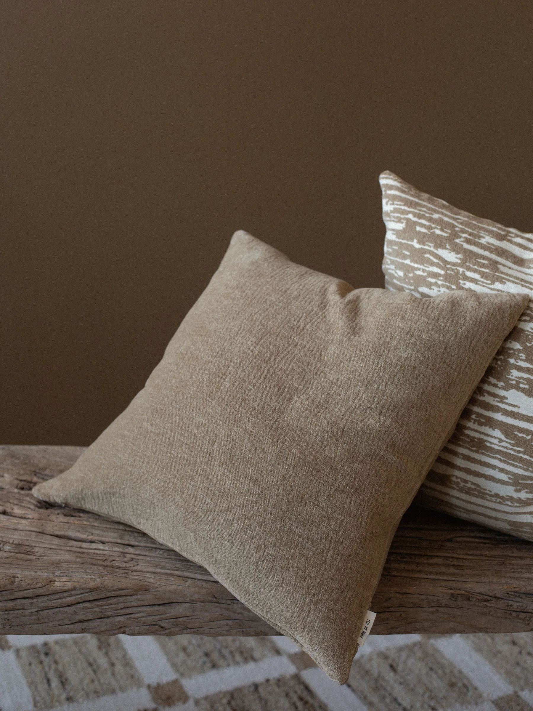 Matteo kussensloop 50x50 cm, Beige Tell Me More