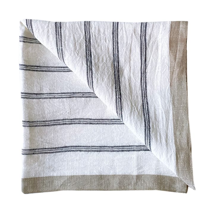 Maya linnen servet 50x50 cm - Navy Stripe - Tell Me More