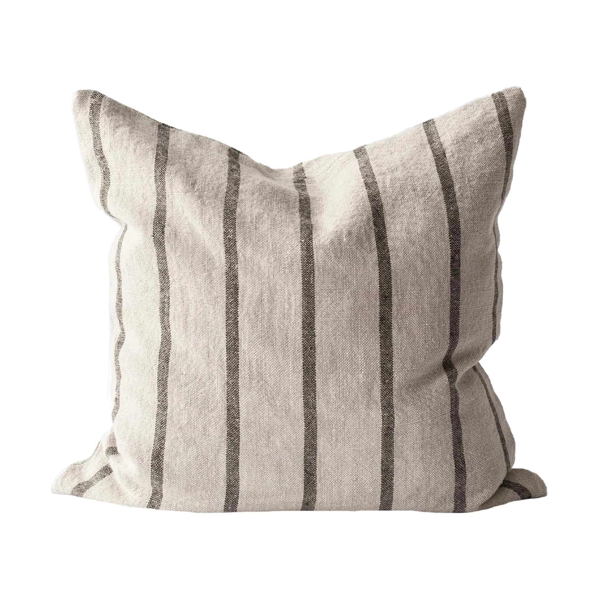 Melvin kussenhoes 50x50 cm, Taupe stripe Tell Me More