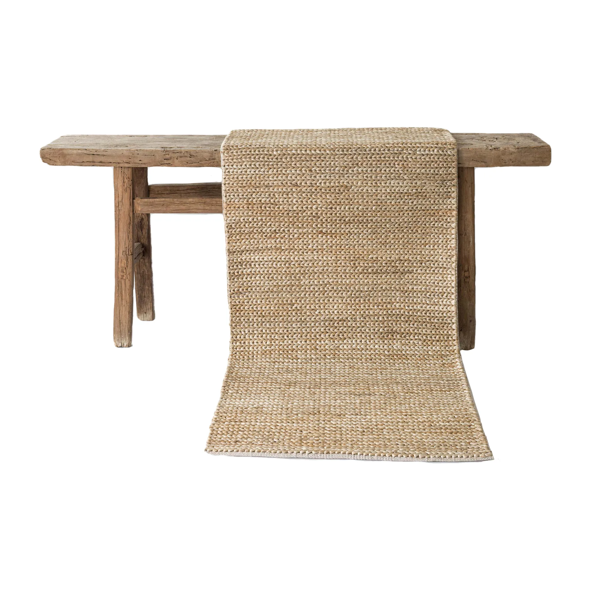 Mid knot hennepvloerkleed 80x200 cm, Nature Tell Me More