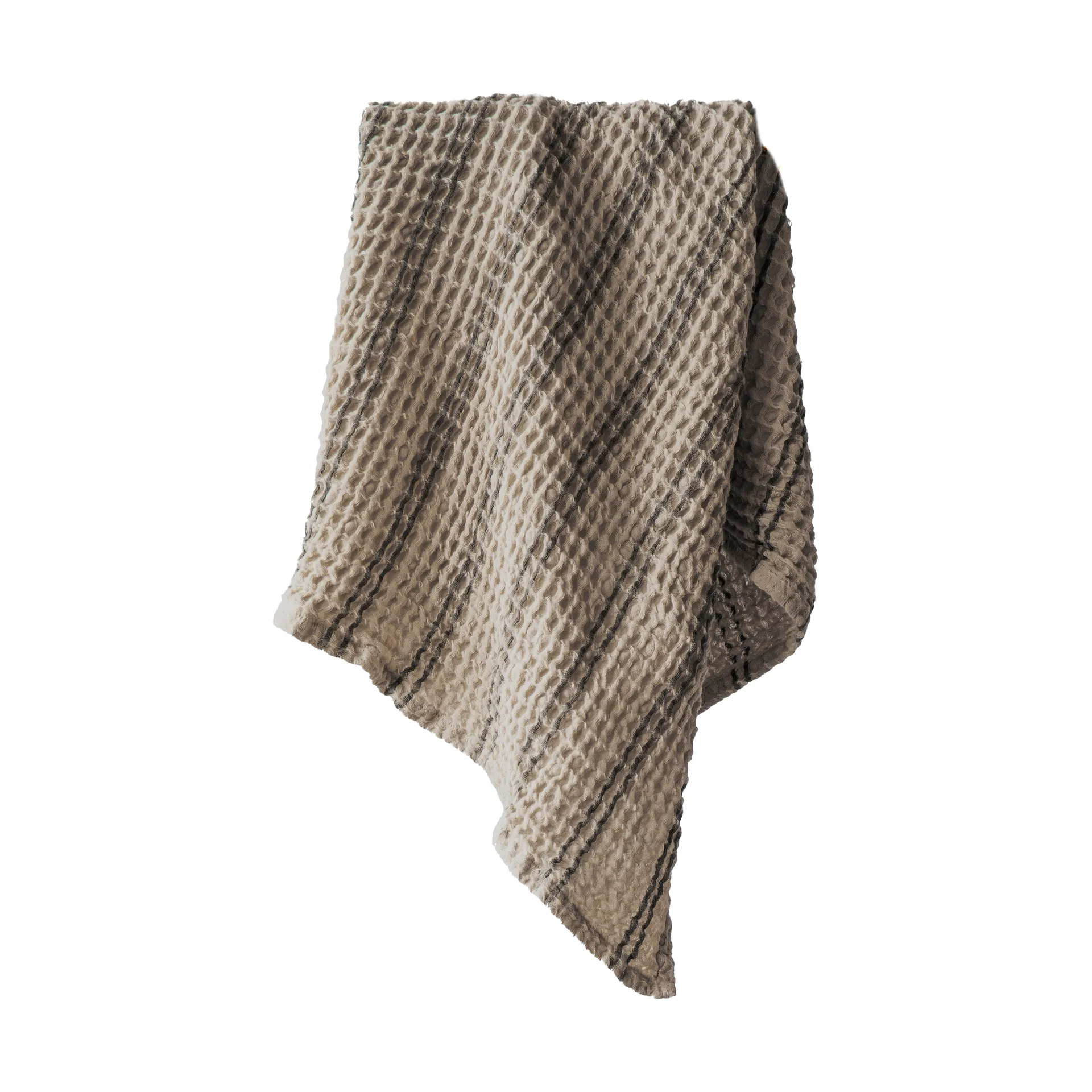 Nella handdoek 50x70 cm, Taupe Stripe Tell Me More