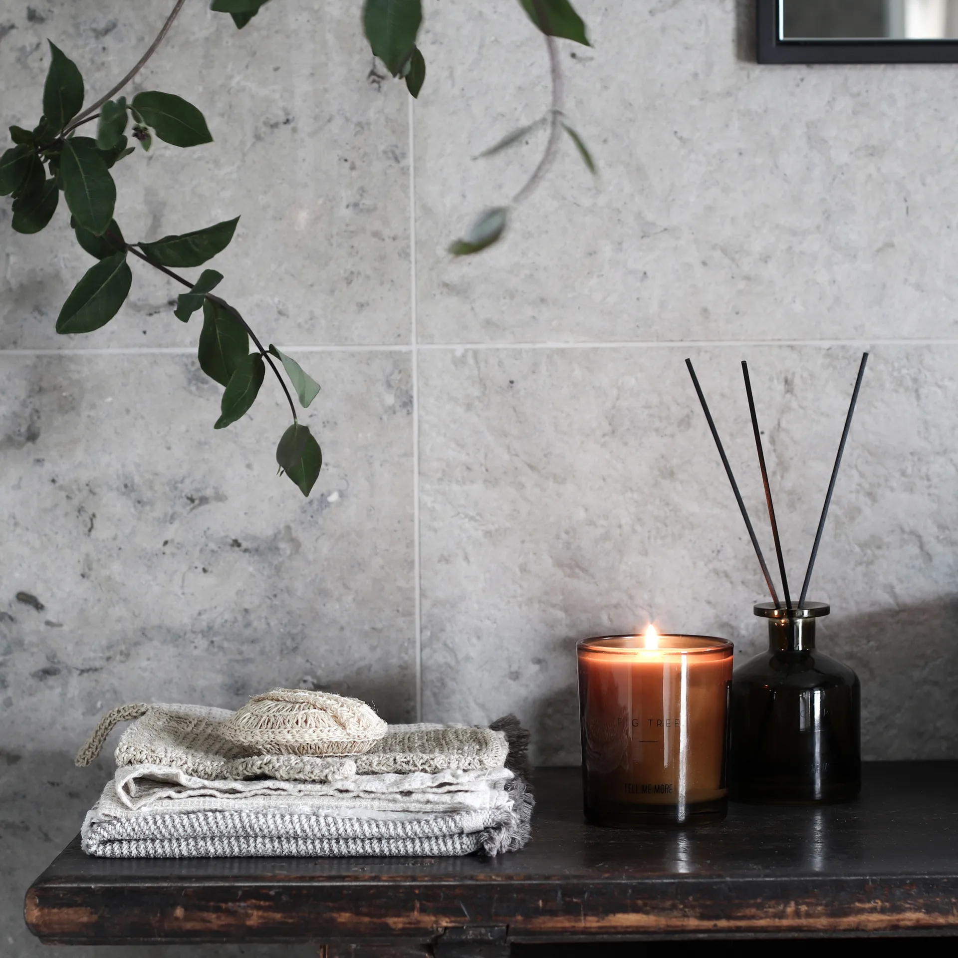 Noir geurkaars 50 uur, Fig tree Tell Me More