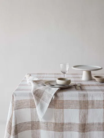 Odette stoffen servet - Brown, 45x45 cm - Tell Me More