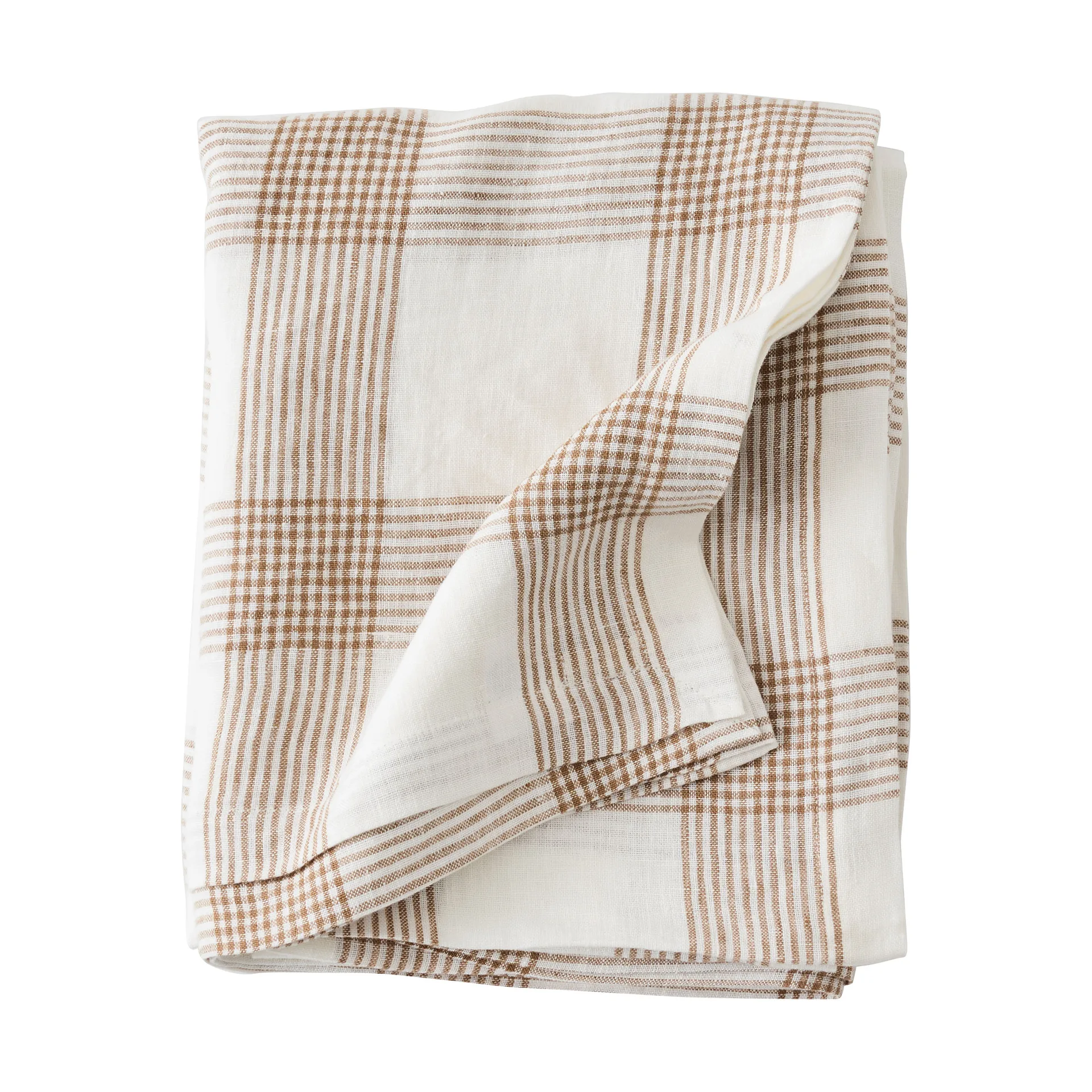 Odette tafelkleed, Brown, 145x145 cm Tell Me More