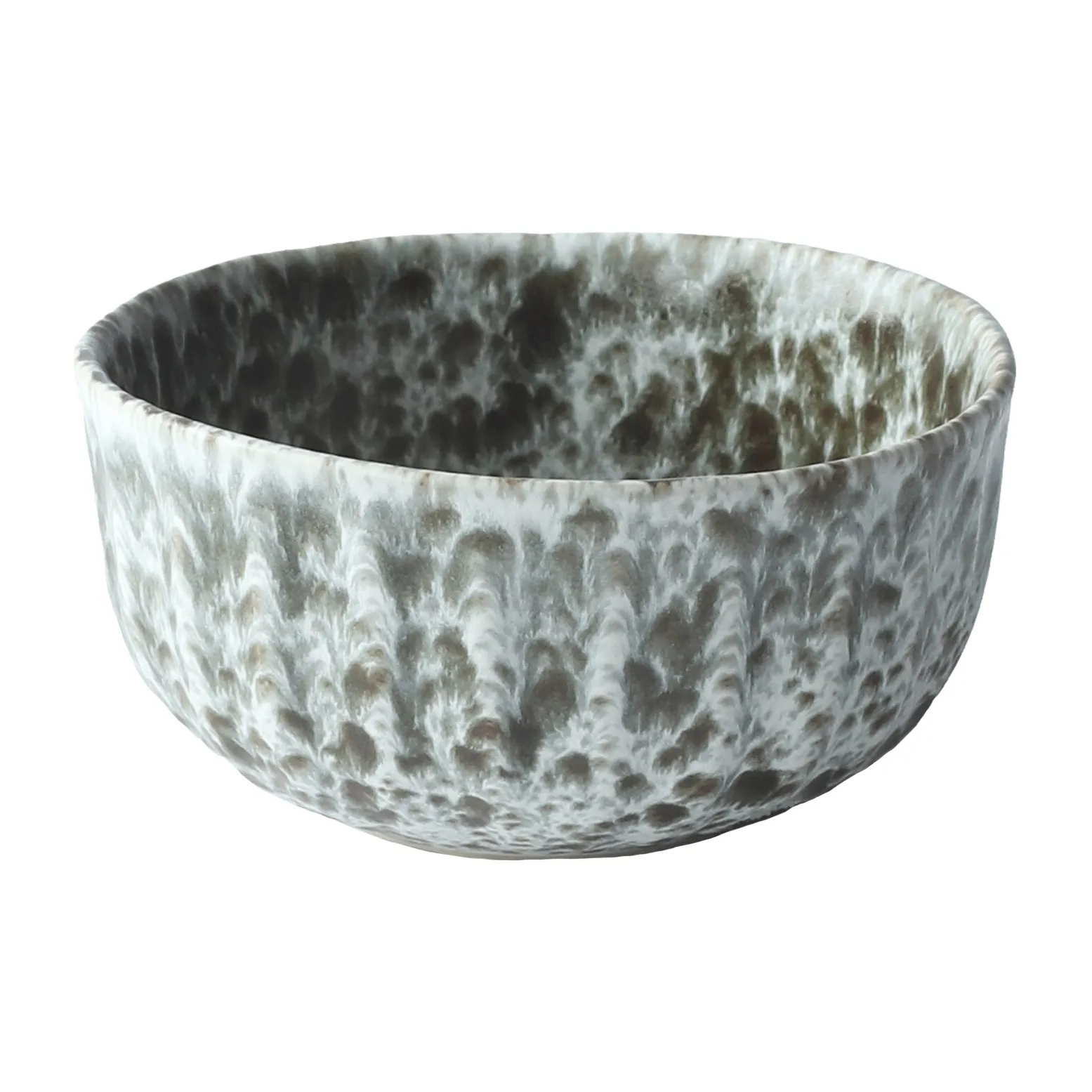 Rivoli kom small Ø14 cm, Green splatter Tell Me More