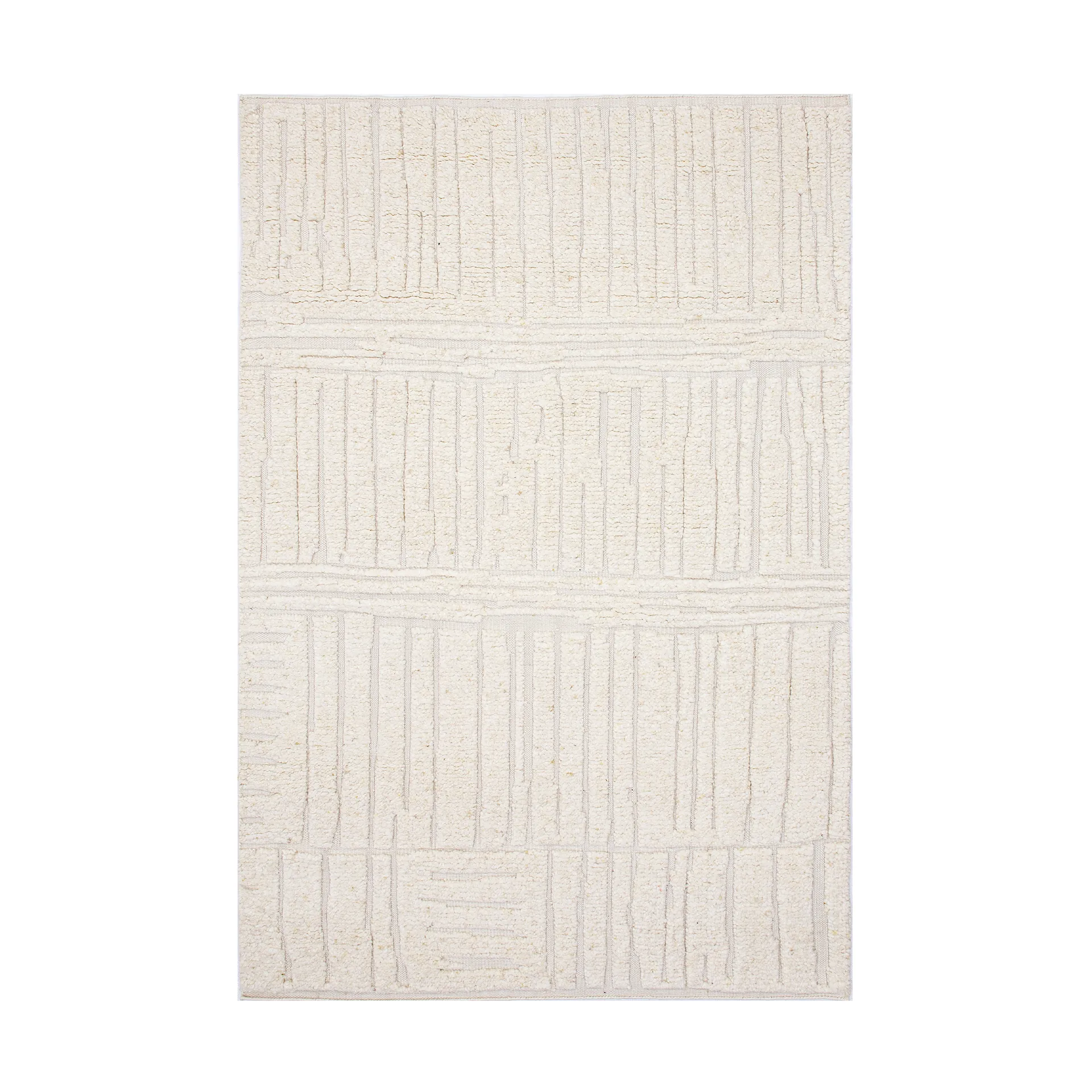 Sandnes wollen vloerkleed, White, 170x240 cm Tell Me More