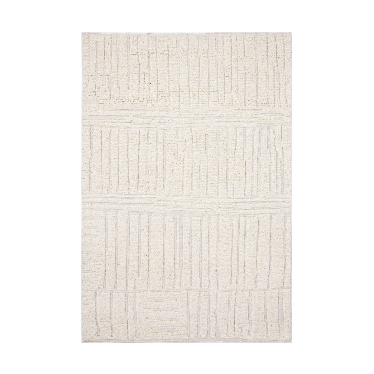 Tell Me More Sandnes wollen vloerkleed White, 170x240 cm