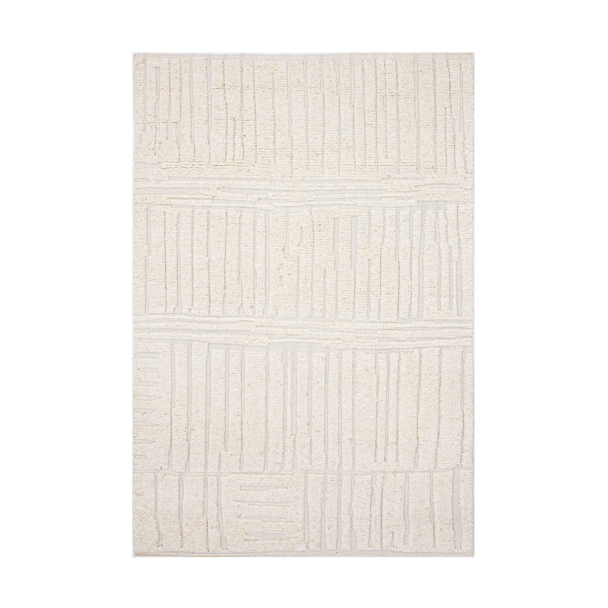 Tell Me More Sandnes wollen vloerkleed White, 200x300 cm