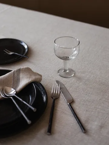 Staal bestekset 4-delig - Ongepolijst staal - Tell Me More