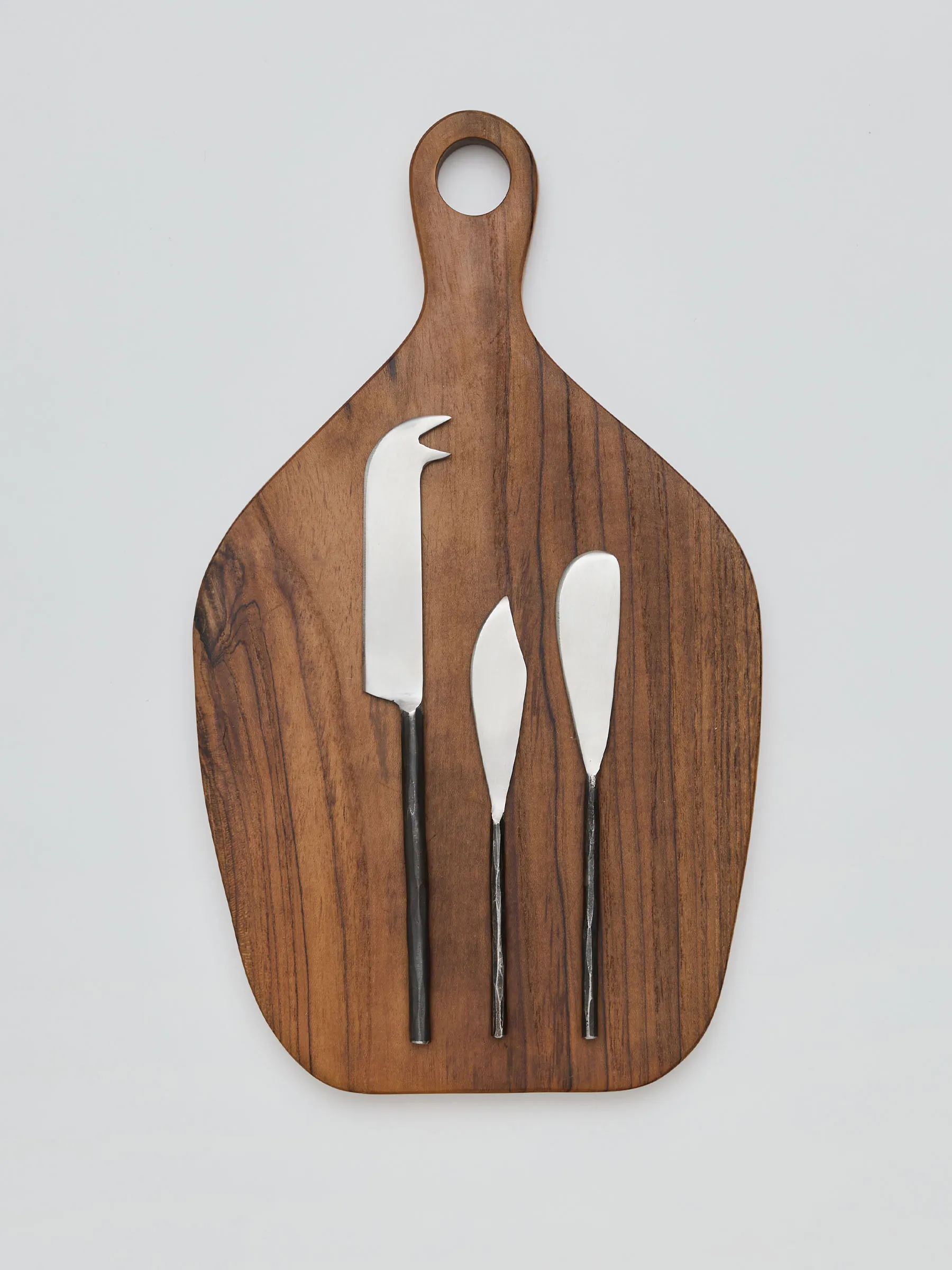 Steel kaasmes small, Ongepolijst staal Tell Me More