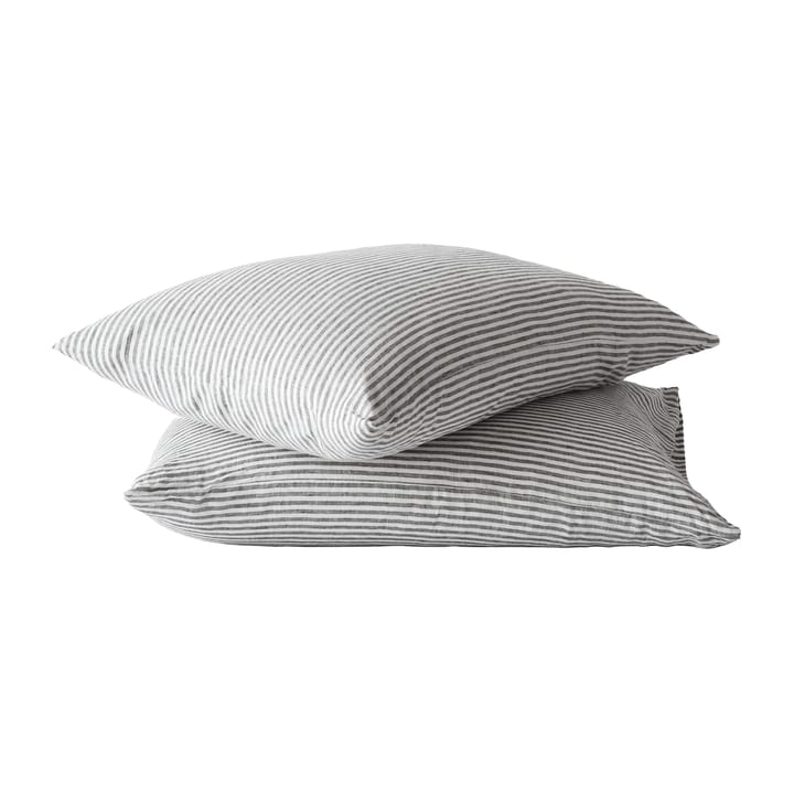 Stonewashed linen kussensloop 50x70 2-pack Tell Me More NordicNest.nl
