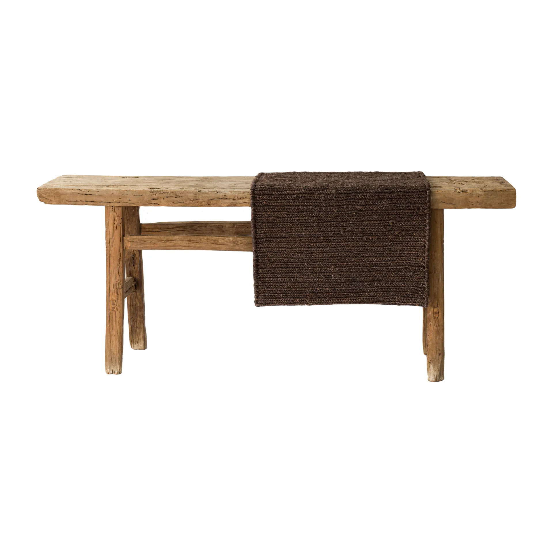 Sumak hennepvloerkleed 60x90 cm, Brown Tell Me More