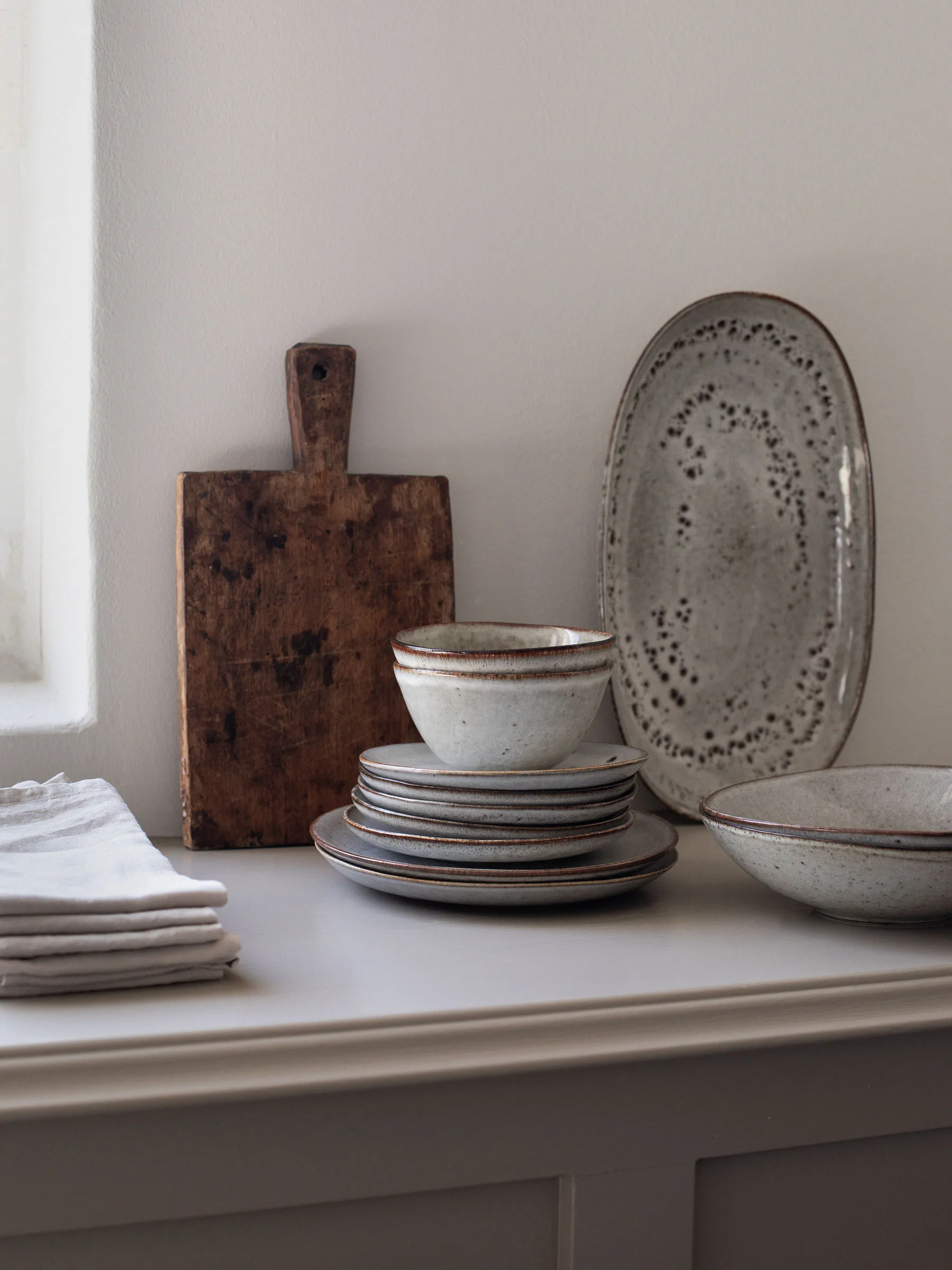 Taranto schaal small 50 cl, Zand Tell Me More