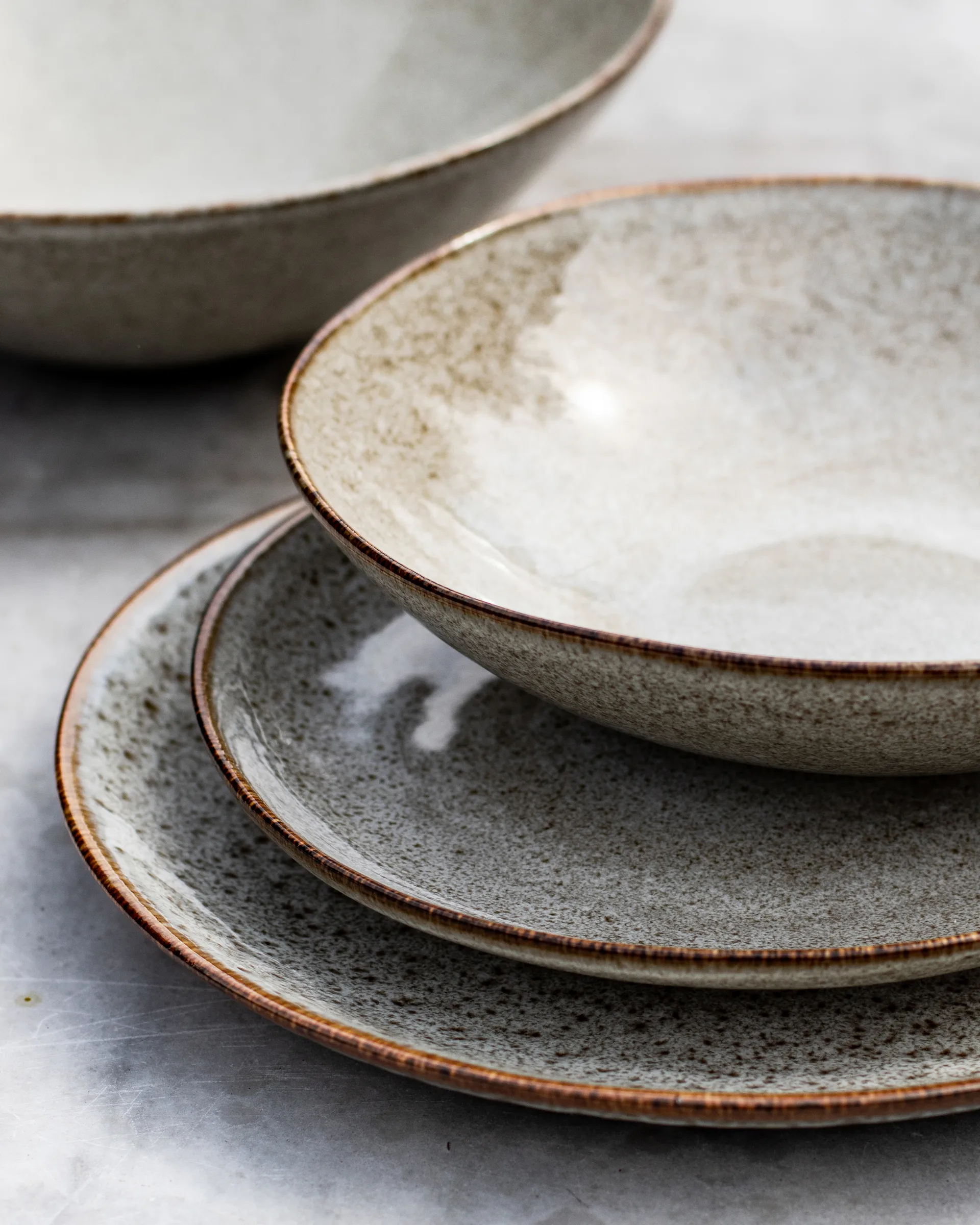 Taranto soepbord Ø22 cm, Sand Tell Me More