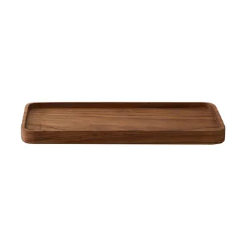Teak dienblad 12,5x27,5 cm - Bruin - Tell Me More
