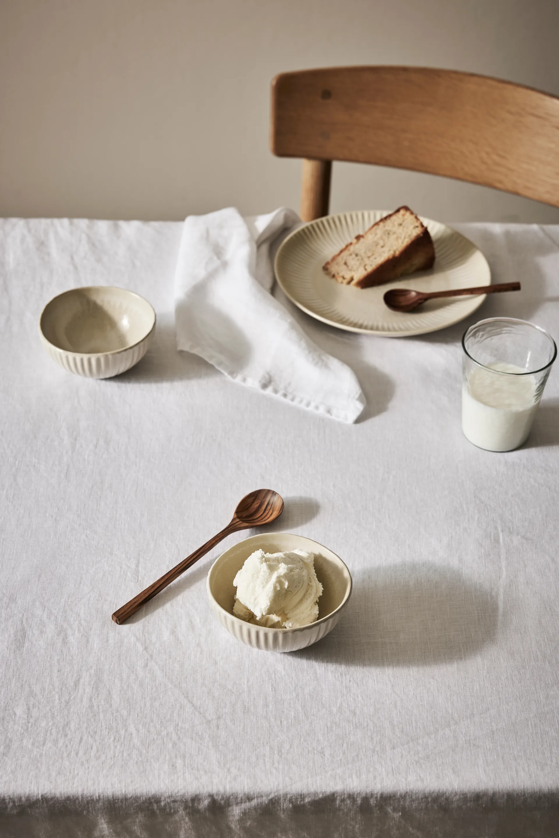 Teakhouten serveerlepels 2-delig, Bruin Tell Me More