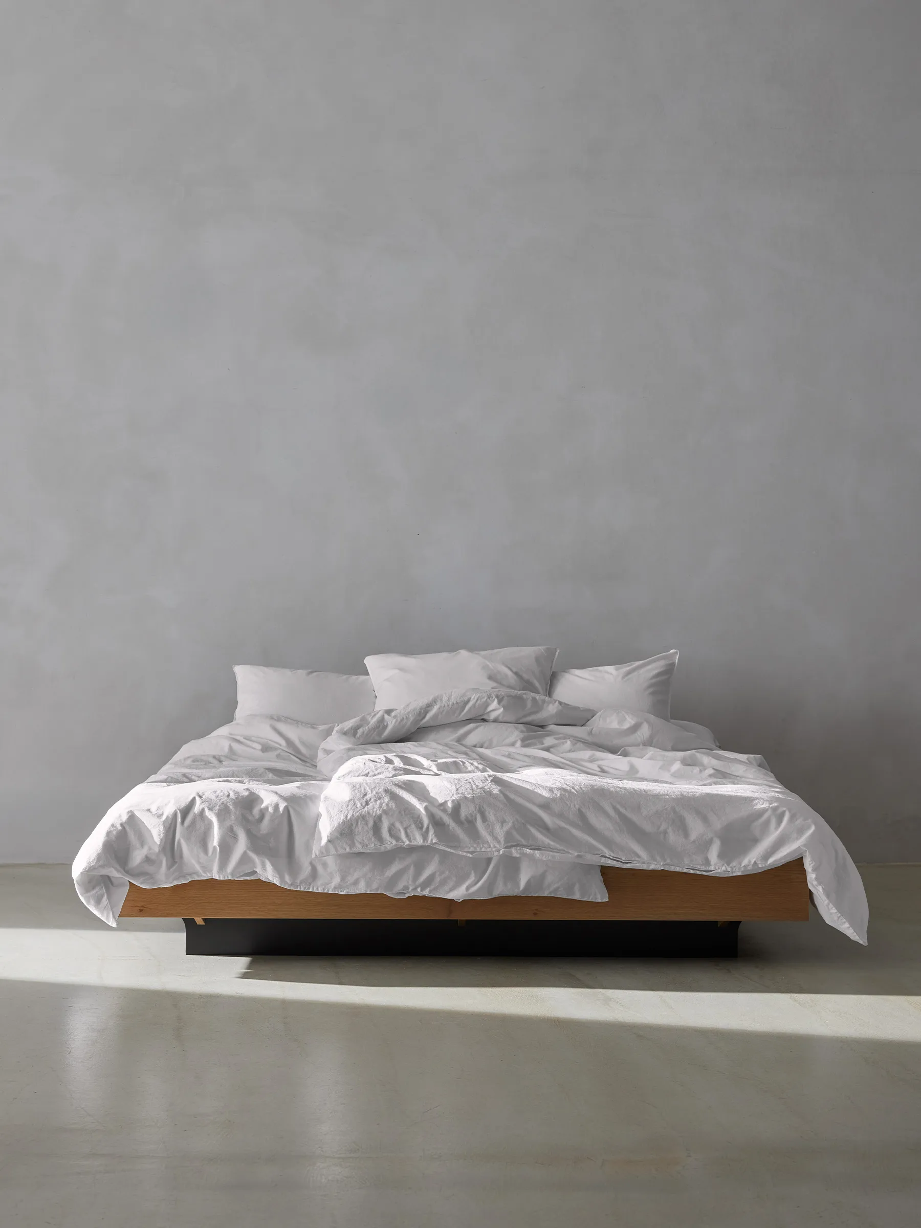 Tell Me More dekbedovertrek katoen, Wit, 220x220 cm Tell Me More