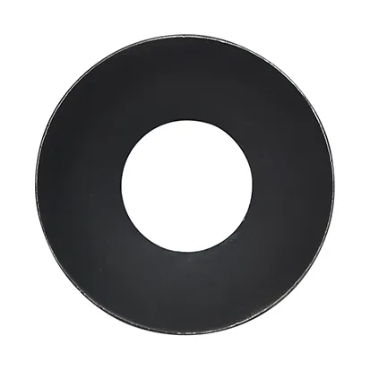 Tell Me More kaarsmanchet Ø5 cm, Zwart Tell Me More