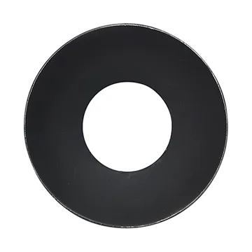 Tell Me More kaarsmanchet Ø5 cm - Zwart - Tell Me More