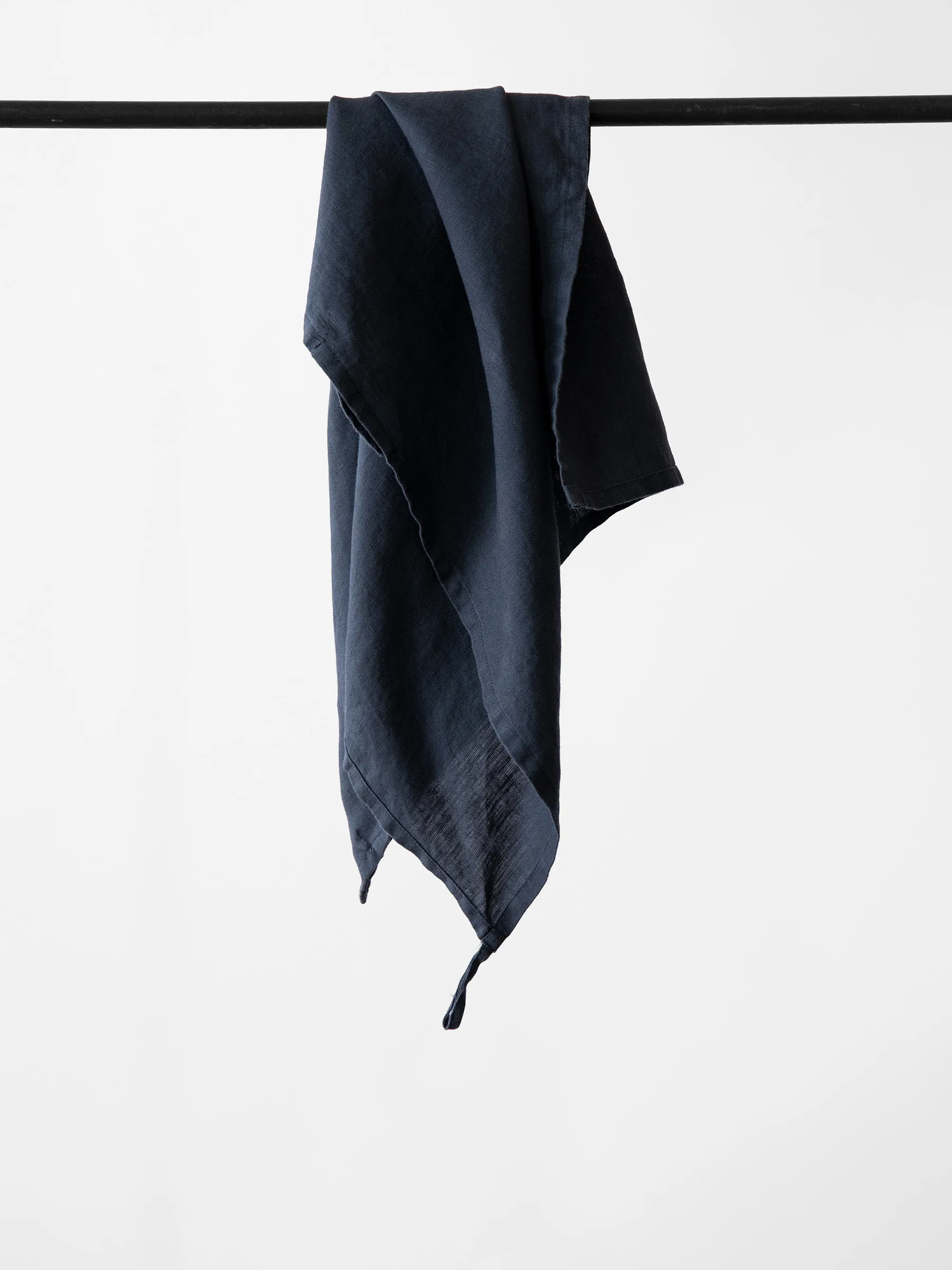 Tell me more keukenhanddoek linnen 50x70 cm, Nachtblauw Tell Me More