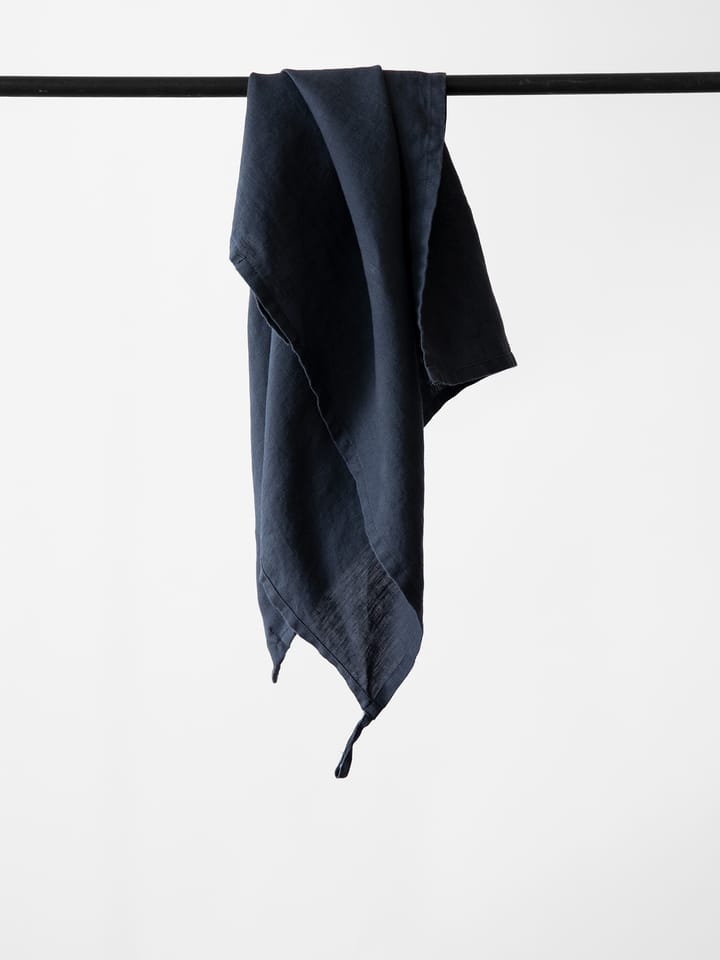 Tell me more keukenhanddoek linnen 50x70 cm, Nachtblauw Tell Me More