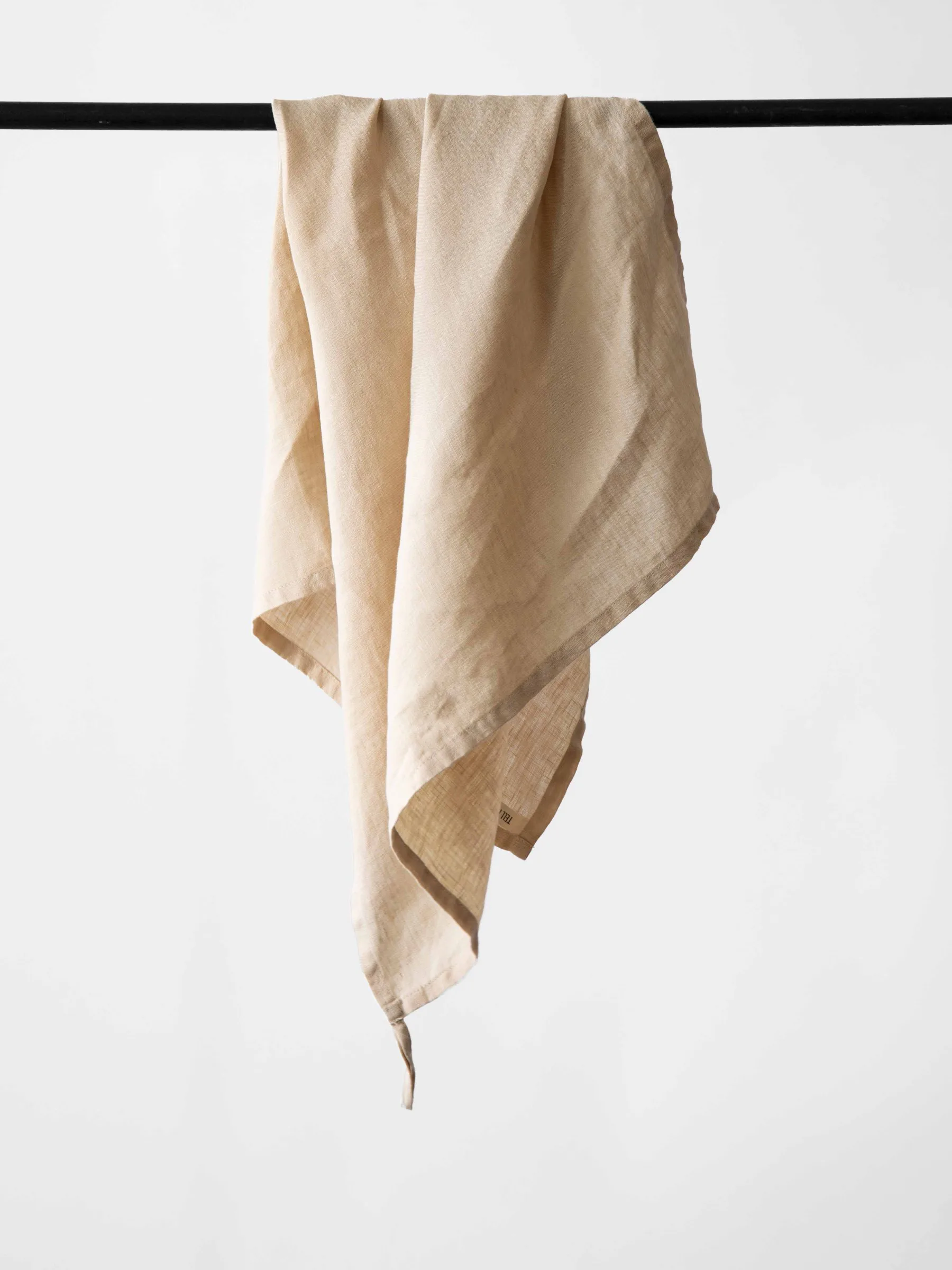 Tell me more keukenhanddoek linnen 50x70 cm, Zand Tell Me More