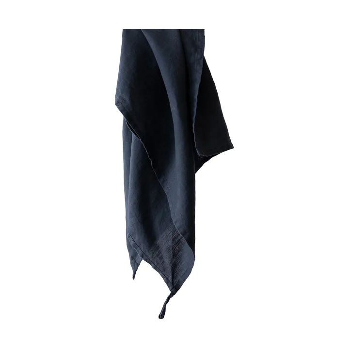 Tell me more linnen keukendoek 50x70 cm - Nachtblauw - Tell Me More