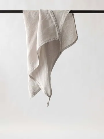 Tell me more linnen keukendoek 50x70 cm - Warm grijs - Tell Me More