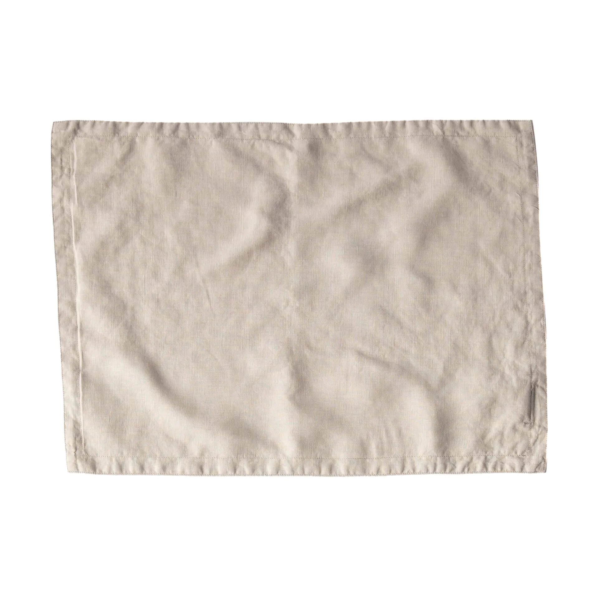 Tell Me More placemat linnen 35x50 cm, Warm grijs Tell Me More