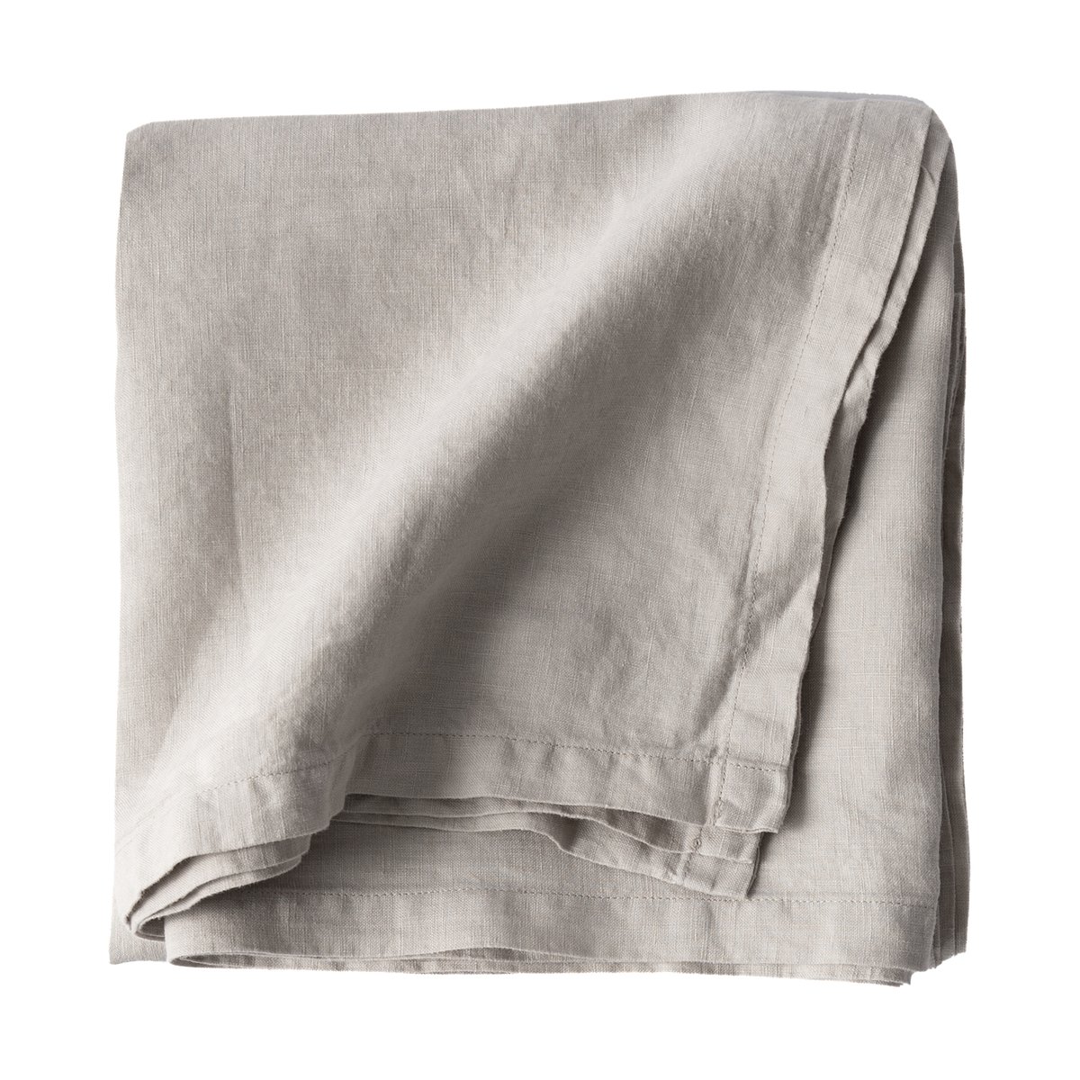 Tell Me More tafelkleed 145x145 cm Warm grijs | Scandinavisch Interieur | Tafelkleden | Grijs